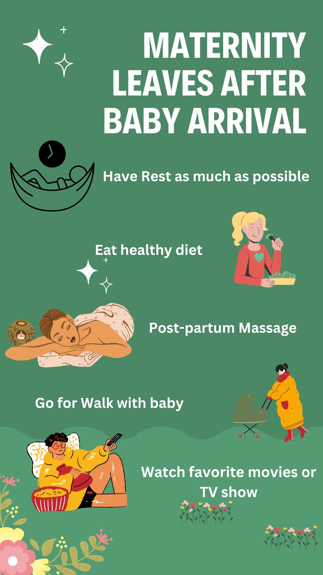 What to do on maternity leaves
