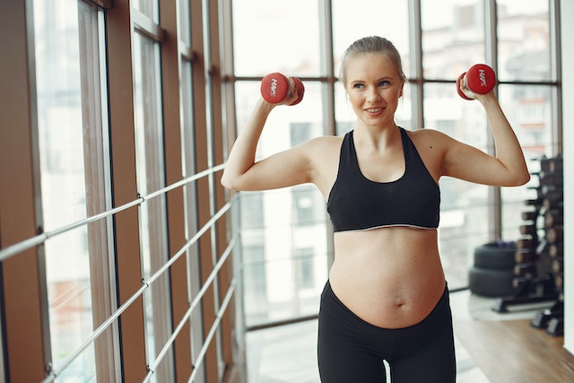 Arm exercise in pregnancy