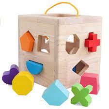 Shape Sorter Cube toys for 1 year old
