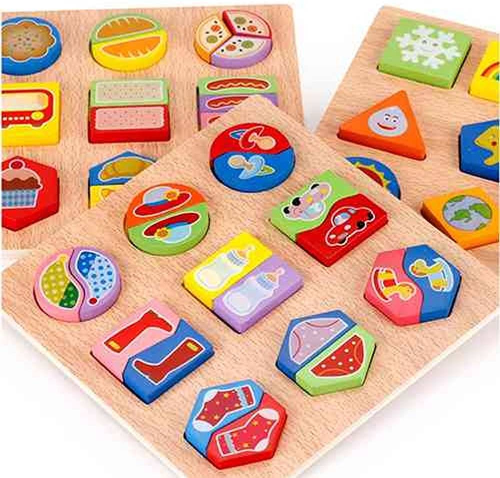 Wooden puzzles for 1 year old